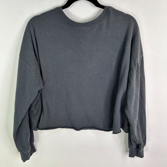 Smiley World gray cropped sweater size large‎ - Picture 8 of 8